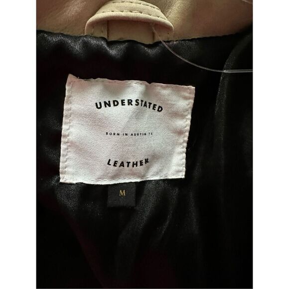 NWOT UNDERSTATED LEATHER Mustang Jacket in Marshmellow $495 - Picture 9 of 9